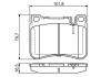 Колодки тормозные дисковые BOSCH 0986494166 (фото 4)