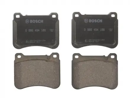 Колодки тормозные дисковые BOSCH 0986494166