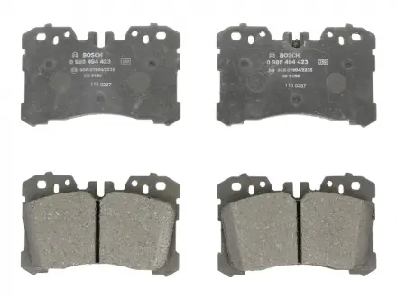 Колодки тормозные дисковые BOSCH 0986494423