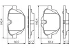 Тормозные колодки BMW 5 (F10) / X3 &quot;R&quot; 10 &gt;&gt; BOSCH 0986494432 (фото 8)