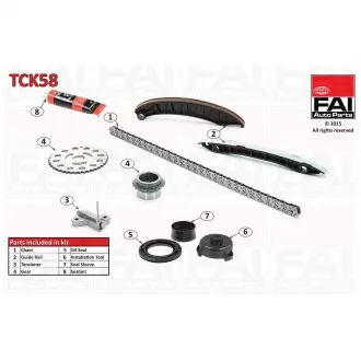 Комплект ланцюга ГРМ FAI TCK58