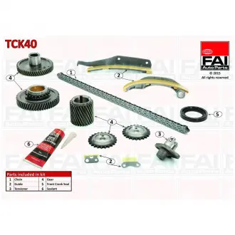 Комплект цепи ГРМ FAI TCK40