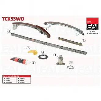 Комплект ланцюга ГРМ FAI TCK33WO