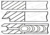 Кольца поршневые FORD 86.5 (2/2/3) 2.0TDCI ABFA / D3FA / D5BA / D6BA / F3FA / FIFA / FMBA / HJBA GOETZE 08-140707-00 (фото 1)