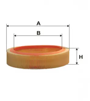 Фільтр повітряний / AR229 (WIX-Filtron) WIX FILTERS WA6411
