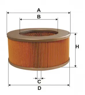 Фильтр воздушный MAZDA / AM427 (WIX-Filtron) WIX FILTERS WA6101
