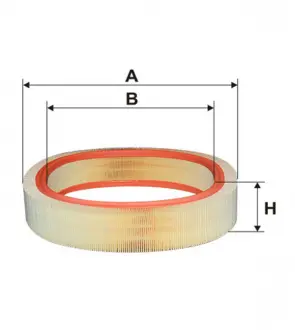 Фільтр повітряний MB 124 AR037 / (WIX-Filtron) WIX FILTERS WA6379
