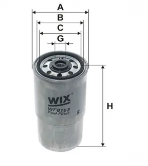 Фільтр палив. BMW E34 / PP940 (WIX-Filtron) WIX FILTERS WF8163