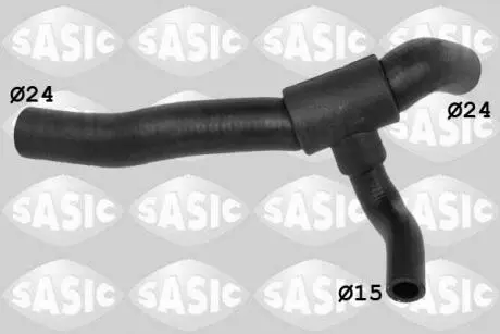 Шланг радиатора SASIC 3406009