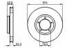 Диск тормозной FORD TRANSIT, передние., Вент. BOSCH 0986478160 (фото 8)