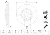 Тормозной диск AUDI A4 / A5 / Q5 &quot;F&quot; D = 320mm &quot;08 &gt;&gt; BOSCH 0986479468 (фото 5)