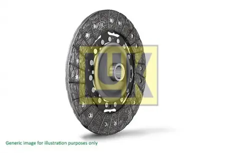 Диск зчеплення MITSUBISHI LANCER VIII, OUTLANDER 1,8-2,0 02- LuK 323073610 (фото 1)