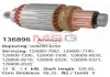 Якорь стартера Honda, Isuzu, Komatsu, Nissan, Toyota (пр-во HC-Cargo) 136896