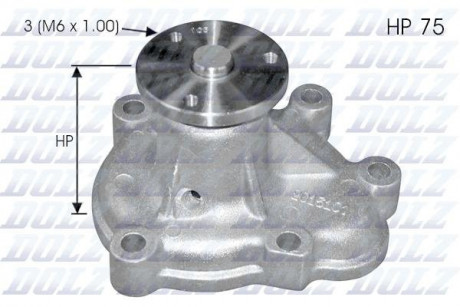 Водяной насос OPEL ASTRA G (F69_) ASTRA G (F35_) ASTRA G (F48_, F08_) CORSA C (F08, F68) MERIVA DOLZ O142