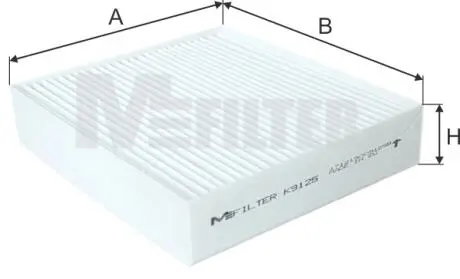 Фильтр салона M-FILTER K9125