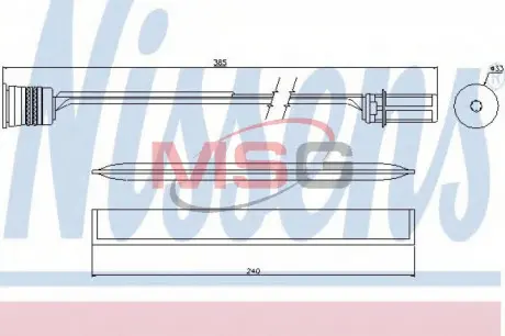 Осушувач кондиціонера NISSENS 95466