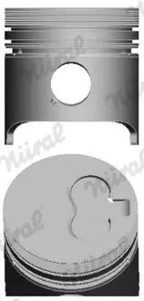 Поршень в комплекте на 1 цилиндр, STD NURAL 87-152000-10