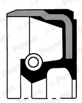 Сальник двигателя REAR BMW M10 / M20 / M21 / M30 / M40 / M41 / M42 / M43 / M44 / M50 / M51 / M52 / M54 90X110X12 (PAYE Payen NB431