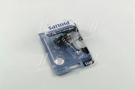 Автолампа CrystalVision H11 PGJ19-2 55 W светло-голубая PHILIPS 12362CVB1