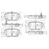Колодки тормозные диск. Mazda 6 (GJ, GL) Mitsubishi ASX 10-; OUTLANDER 12- NIPPARTS N3615017 (фото 1)