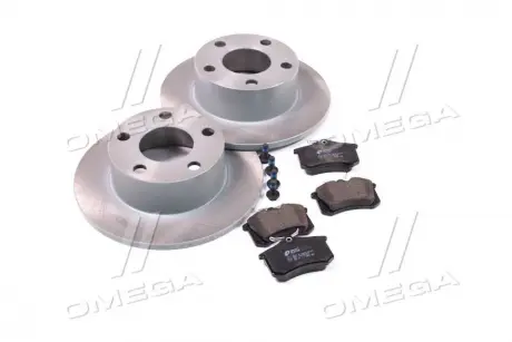 Комплект тормозной задн. AUDI 100, AUDI A6 95-, SKODA SUPERB 02-, VW PASSAT 96- REMSA 8263.00