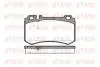 Колодка торм. MB E-CLASS (W211-212) 02-08, S-CLASS, SL 03-2012, CLS 2011- задн. (Пр-во REMSA) 0993.00