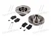 Комплект гальмівний задн. SEAT CORDOBA, TOLEDO 01 / 91-10 / 99, VW GOLF 08 / 91-09 / 97 REMSA 8263.02 (фото 1)