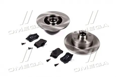 Комплект тормозной задн. SEAT CORDOBA, TOLEDO 01 / 91-10 / 99, VW GOLF 08 / 91-09 / 97 REMSA 8263.02
