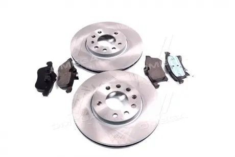 Комплект гальмівний передн. OPEL ASTRA H 05-, OPEL MERIVA 05-, OPEL ZAFIRA 05- REMSA 81036.00