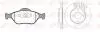 Комплект тормозной передн. FORD FIESTA 95-, FORD FUSION 02-, FORD FOCUS 98- REMSA 8766.00 (фото 1)