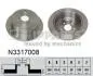 Диск гальмівний Subaru FORESTER 08-, IMPREZA 08-, LEGACY V 09-, OUTBACK 09- (пр-во Nipparts) N3317008