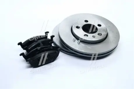 Комплект тормозной передн. SKODA ROOMSTER, OCTAVIA 10, VW POLO 09-, GOLF IV REMSA 8633.09