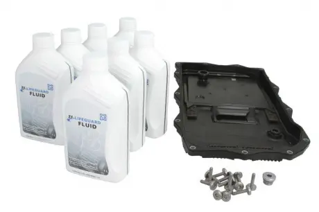 Комплект для замены масла LIFEGUARDFLUID 8 (7х1л + сервисный к-т) АКПП 8HP45 / 50/70/75 ZF 1087.298.365