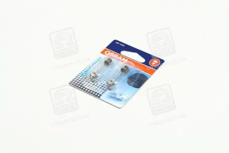 Лампа Софітні допоміжні. освітлення C10W 12V 10W SV8.5-8 (2 шт) blister OSRAM 641102B (фото 1)