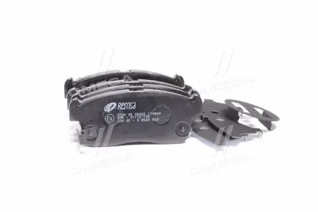 Колодка торм. DAIHATSU CHARADE 1.0 03-, CUORE VII 03-, TREVIS 06- передние. REMSA 0724.02