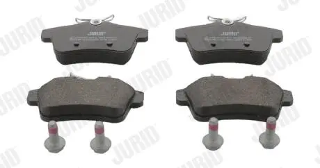 Колодка торм. PEUGEOT 3008 1.6 2.0 09-; CITROEN DS5 2.0HDI 2011- задн. Jurid 573315J