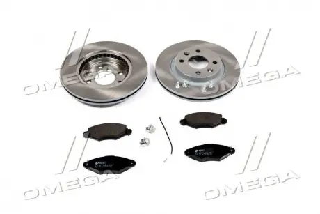 Комплект тормозной передн. RENAULT KANGOO 1.2-1.9D 97-, NISSAN KUBISRAR REMSA 8643.05