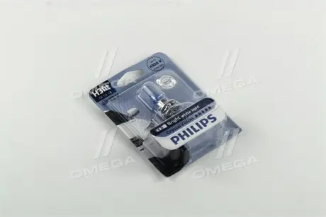 Автолампа CrystalVision H3 PK22s 55 W прозрачно-голубая PHILIPS 12336CVB1