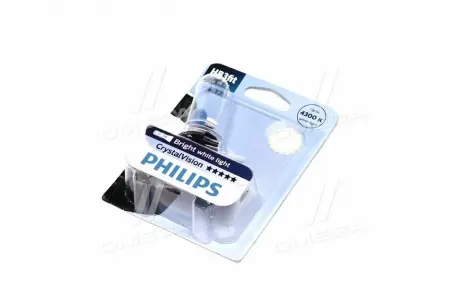 Автолампа CrystalVision HB3 P20d 65 W светло-голубая PHILIPS 9005CVB1