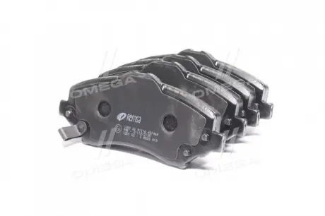 Колодка торм. DODGE NITRO 2.8CRD 07-, JEEP CHEROKEE 2.8CRD 08- передние. REMSA 1259.02