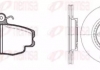 Комплект тормозной передн. DACIA LOGAN 04 CLIO, SANDERO, MEGANE 96-(пр-во REMSA) 8141.02