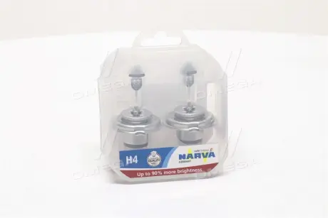Автолампа H4 P43t 55 W 60 W прозрачная NARVA 48003S2