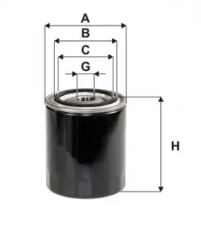 Фильтр масляный двигателя TOYOTA, SUZUKI, SUBARU OP583 / (WIX-Filtron) WIX FILTERS WL7145 (фото 1)