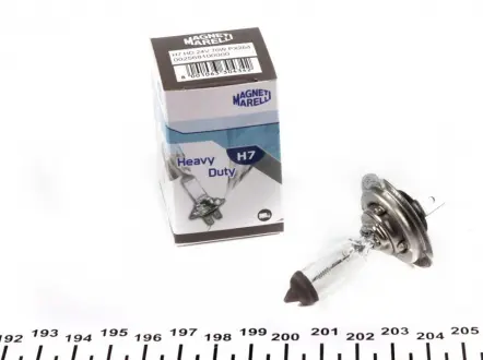 Лампа розжарювання, фара дальнього світла (кор.код. H7 24 HD) MAGNETI MARELLI 002568100000 (фото 1)