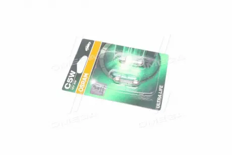 Лампа допоміжні. освітлення C5W 12V 5W SV8.5-8.5 Ultra Life blister (пр-во) OSRAM 6418ULT02B