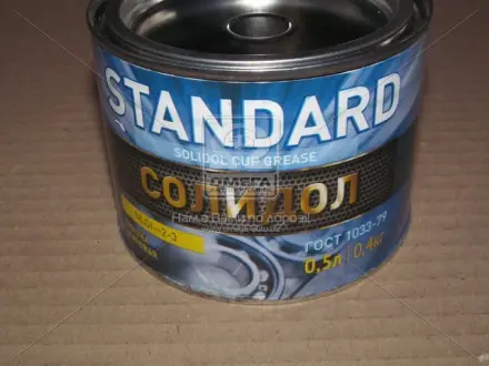 Смазка Солидол Standard (Банка жесть 0,5л / 0,4кг) <ДК> (36шт ящ) (1-й сорт) Dk-Дорожная Карта 41071028316