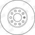 Диск тормозной SEAT TOLEDO, SKODA YETI, VW GOLF VI передние. вент. Jurid 562235JC (фото 2)