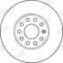 Диск тормозной SEAT TOLEDO, SKODA YETI, VW GOLF VI передние. вент. Jurid 562235JC (фото 2)