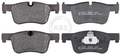 Колодка торм. BMW 3 (F30) 1.6 2.0 2011-, BMW 1 (F20) 2010- передние. (ABS) A.B.S 37921