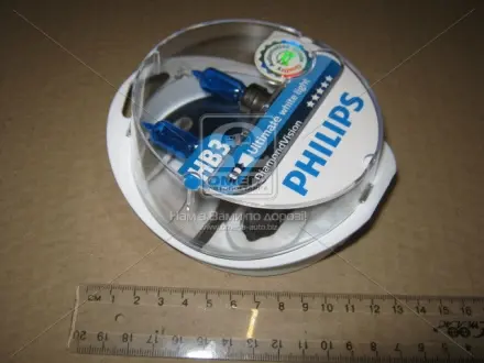 Автолампа DiamondVision HB3 P20d 65 W синяя PHILIPS 9005DVS2